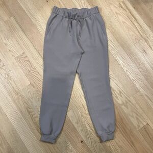 Lululemon Pants On The Fly Joggers Women's Size 4 Gray Athleisure Casual Sports